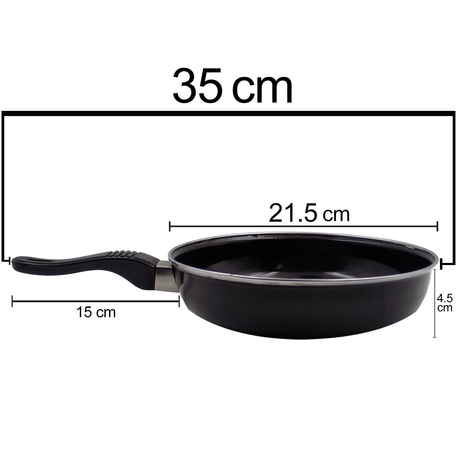 2524 Induction Base Hard Anodized Tadka Fry Pan Nonstick - SkyShopy 2524 Induction Base Hard Anodized Tadka Fry Pan Nonstick - SkyShopy